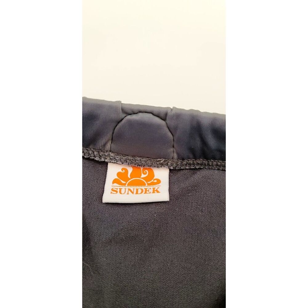 Sundek Gray Orange Swim Brief Double Lined Pool Party Circuit Party Swim Sz. S - Picture 3 of 6